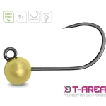 Bestseller Delphin T-AREA BL Tungsten jig / 5 db arany/4mm/0,6g/ 6 - Fi
