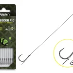 Flitsaanbieding Delphin Braided Sting Feeder Rig / 10db 12cm/0,20mm/Chinu 6