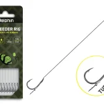 Hoge Kwaliteit Delphin Braided Sting Feeder Rig / 10db 8cm/0,20mm/Turner 4