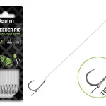 Delphin Fluoro Sting Feeder Rig / 10db 8cm/0,30mm/Turner 4 Rechtstreeks Van De Fabrikant