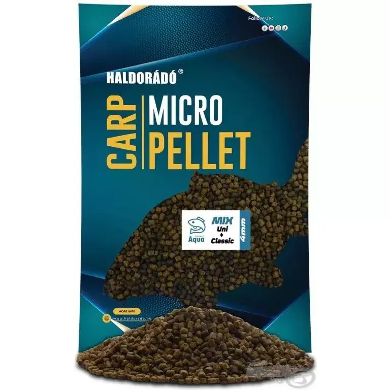 HALDORÁDÓ Carp Micro Pellet - Aqua Garant Classic + Uni Pell Beste Prijs