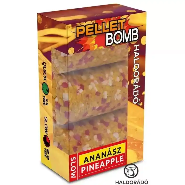 Lage Prijs HALDORÁDÓ Pellet Bomb Slow - Ananász 3 db/csg - Fishingland.