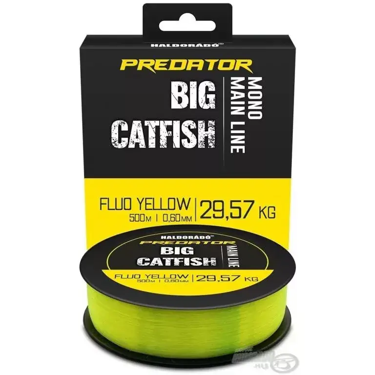 HALDORÁDÓ Predator Catfish Line Mono Fluo Yellow 0,60mm / 50 Superprijs