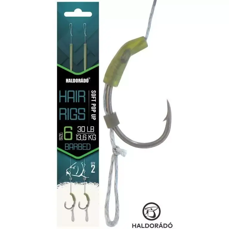 Tijdelijk Beschikbaar HALDORÁDÓ Soft Pop Up Hair Rigs - 6 2 db/csg - Fishingland.h
