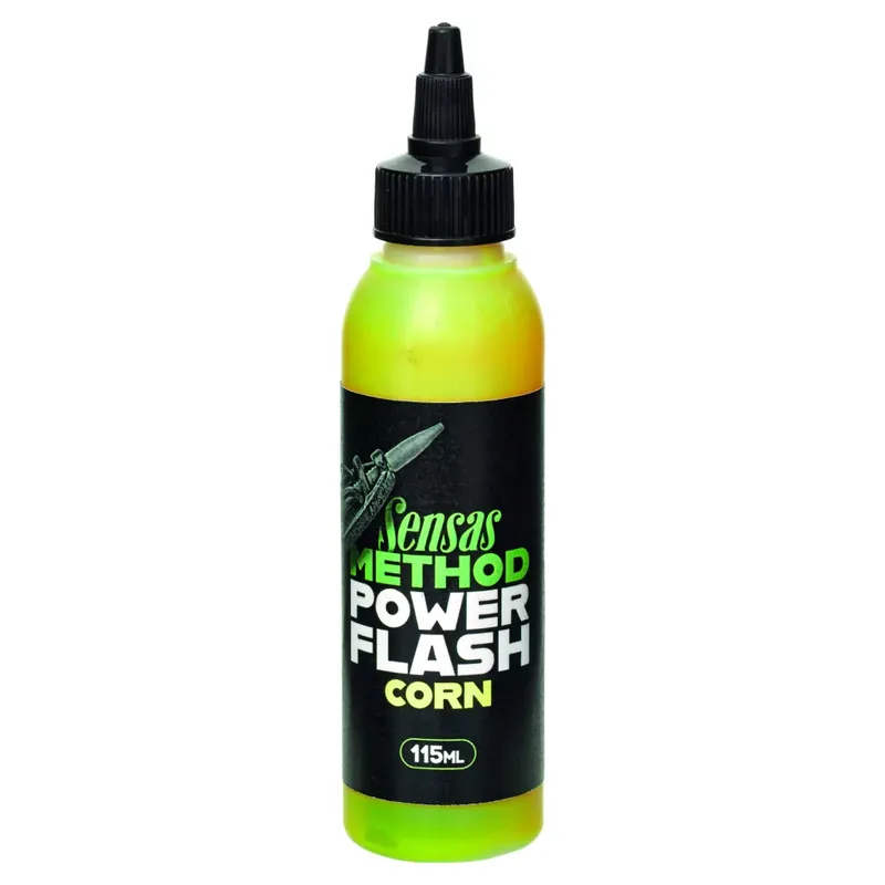 Dagaanbieding Sensas Gel Power Flash Yellow Corn 115ml