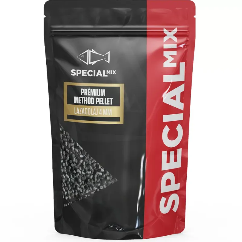 Speciál mix Prémium Method Pellet + lazacolaj 4 mm 500gr - F Direct Beschikbaar