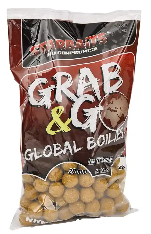 Must-Have Starbaits Boilies Global Sweet Corn 800g 20mm - Fishingland.