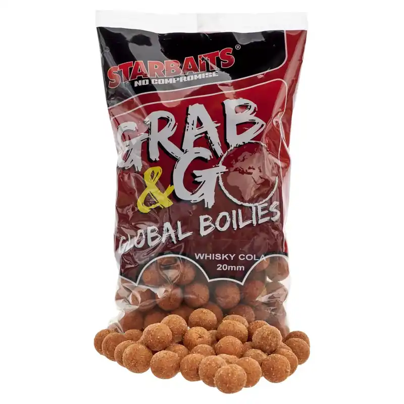 Starbaits Boilies Global Whisky Cola 800g 20mm - Fishingland Op = Op