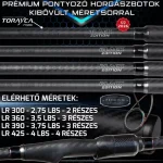 Voordeelprijs BLACK EDITION Kaiwo LR 425 4 Lbs távdobó horgászbot 200 méte