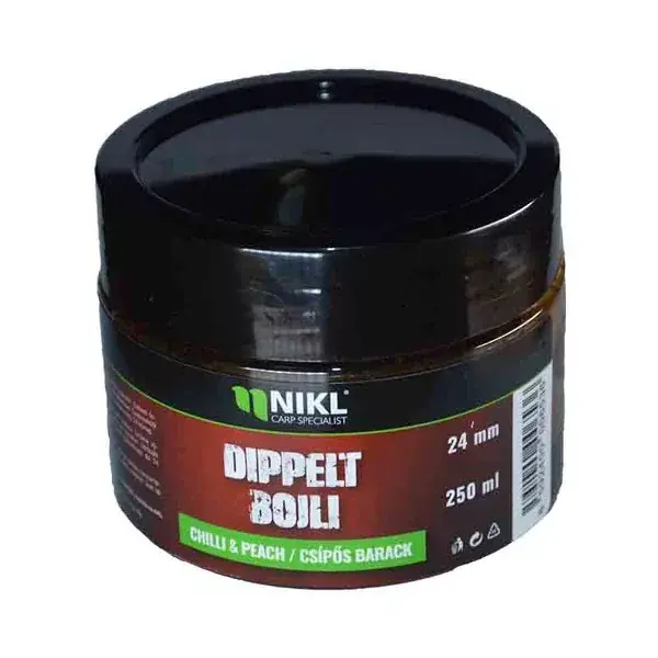 Lage Kosten Nikl Dippelt csalizó bojli Chilli Peach 24mm - Fishingland.h