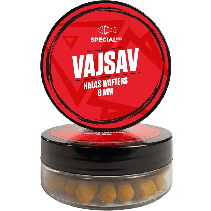 Bestel Nu Speciál mix BOOM Oldódó, halas wafters dumbell Vajsav 20 g -