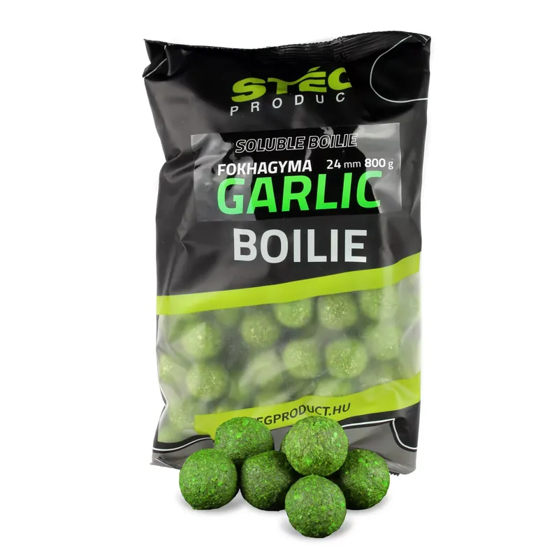 Bestseller Stég Soluble Boilie 24mm 800g Garlic