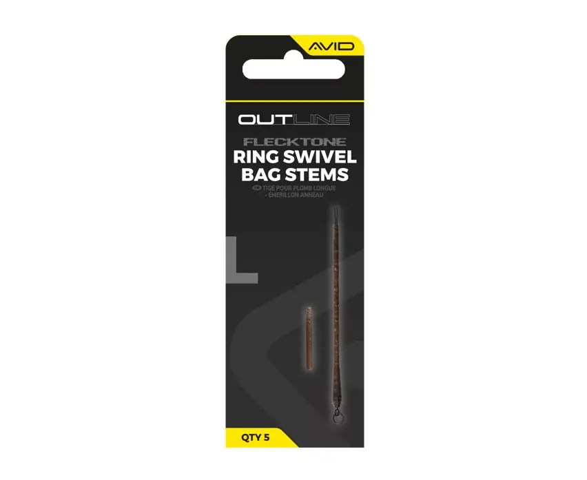 AVID Outline FleckTone Long Bag Stem - Ring Swivel - Fishing Betaalbaar