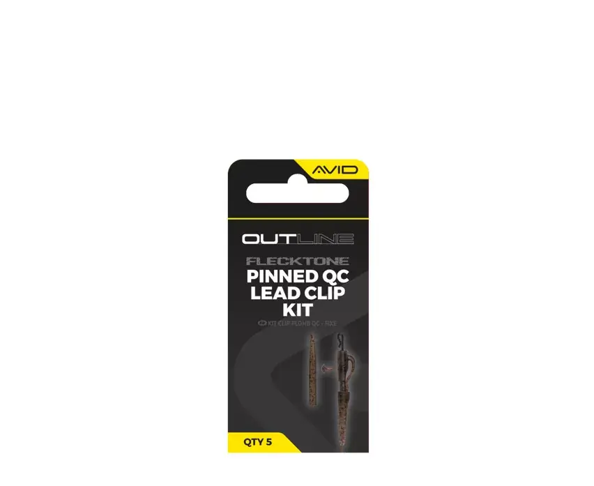 Rechtstreeks Van De Fabrikant AVID Outline FleckTone Pinned QC Lead Clip Kit - Fishingland
