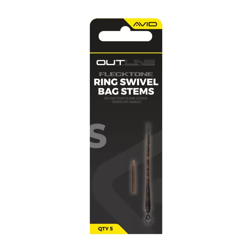 Beperkte Voorraad AVID Outline FleckTone Short Bag Stem - Ring Swivel - Fishin
