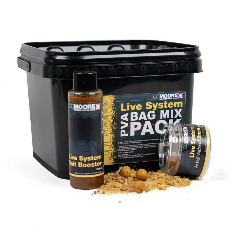 Beperkte Voorraad CC MOORE Live System PVA Bag Mix Pack 1kg
