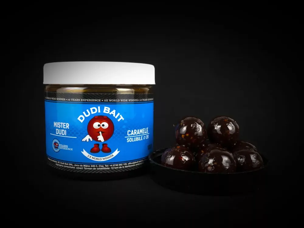 Dagaanbieding DUDI BAIT Csalizó bojli "Mister Dudi" 100g - 24mm,