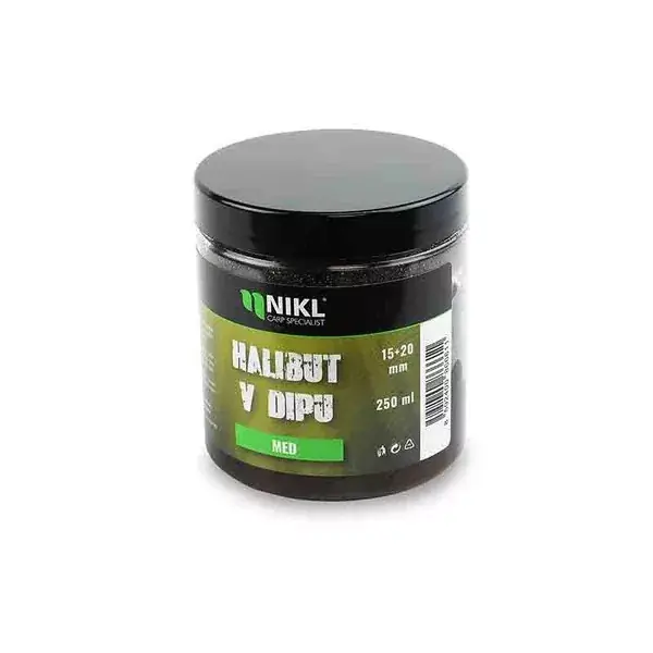 Nikl Dippelt Black Halibut pellet Calanus Krill 15-20mm 150 Actieprijs
