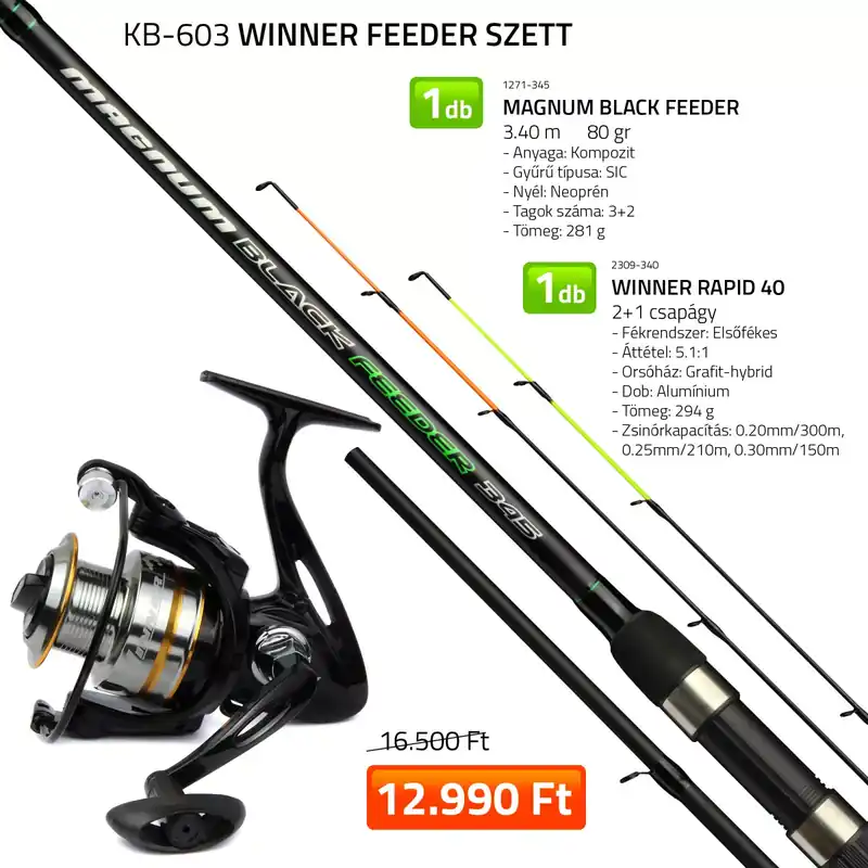 Rechtstreeks Van De Fabrikant NEVIS Winner feeder szett 1271-345+ 2309-340 - Fishingland.h