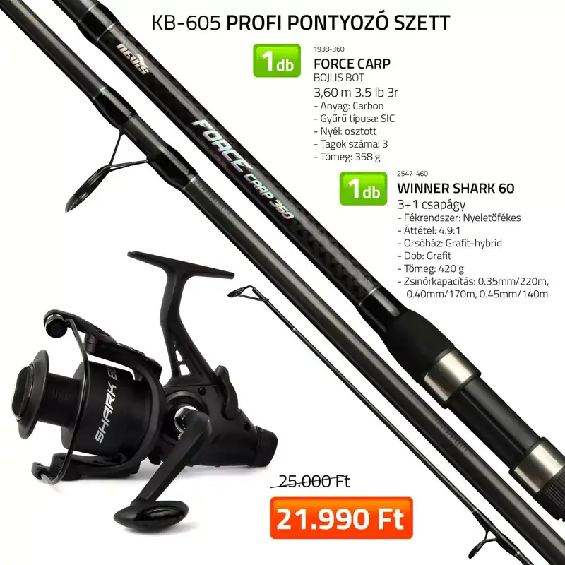 Premium NEVIS Profi pontyozó szett 1938-360+ 2547-460 - Fishingland.