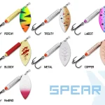 Lage Kosten Delphin SPEAR Spinner körforgó 3g/méret.0/TROUTY - Fishingla