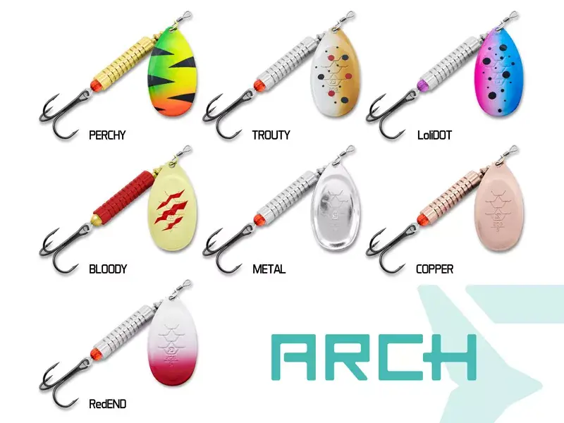 Delphin ARCH Spinner körforgó 2g/méret.0/PERCHY - Fishinglan Alleen Vandaag