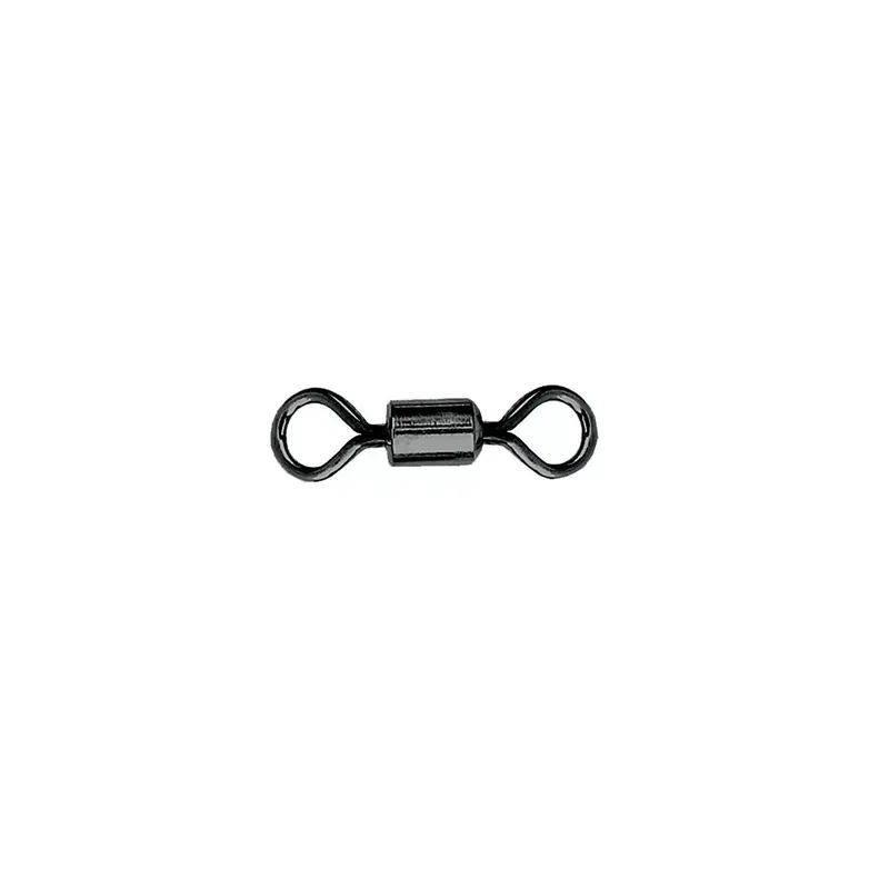 MUSTAD ROLLING SWIVEL ROUND EYE 2 BLACK NICKEL 10DB/CSOMAG - Koopje