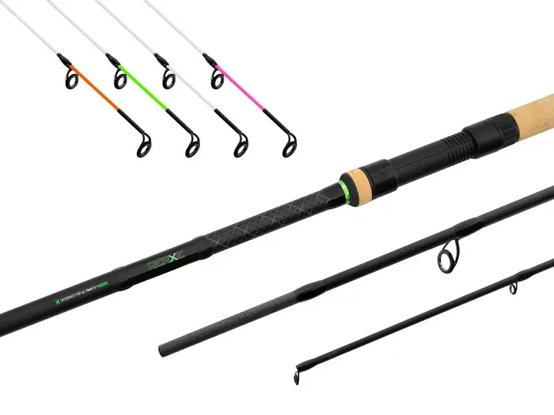 Superprijs Delphin REAXE Feeder METHOD 430cm/170g/3 rész - Fishingland.