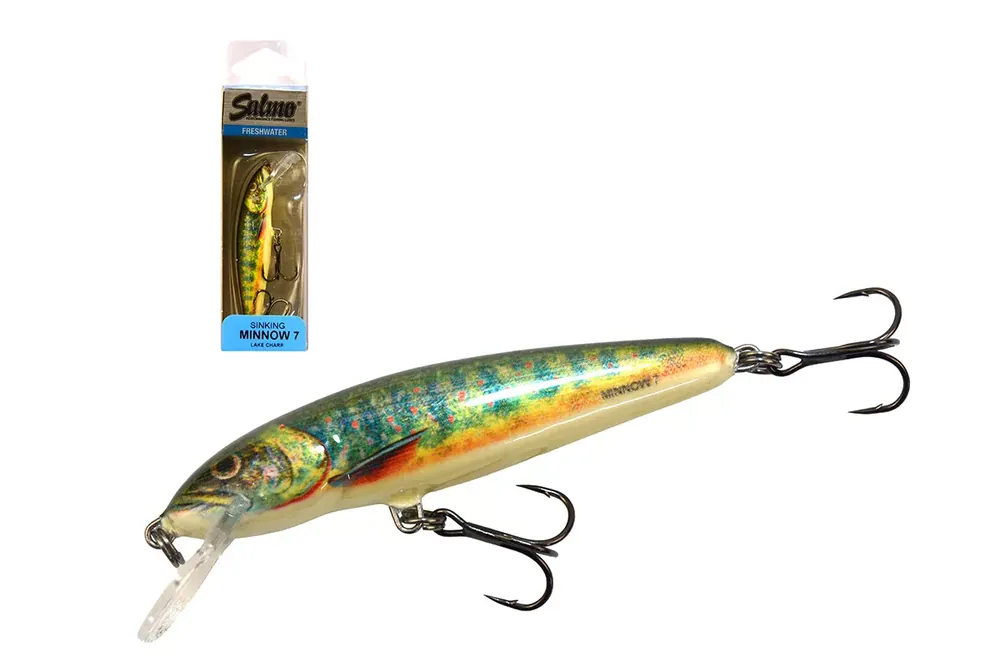Betrouwbaar SALMO WOBBLER MINNOW M7S LCR