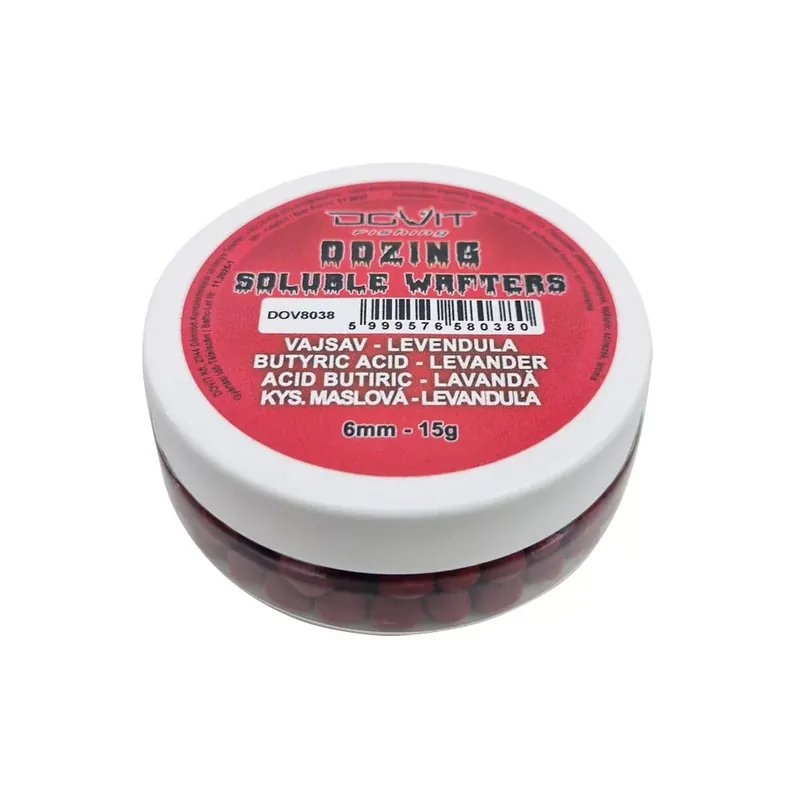 DOVIT OOZING SOLUBLE WAFTERS 6mm - vajsav - levendula - Fish Favoriet