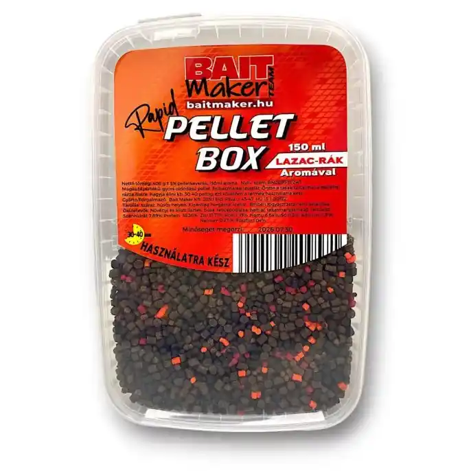 BAIT MAKER RAPID PELLET BOX LAZAC RÁK AROMÁVAL 400 G+150 ML Populair