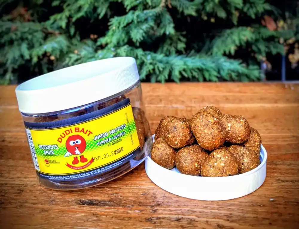 DUDI BAIT Tigernuts Amur Jumbo Wafter - 200g - 24mm - Fishin Favoriet