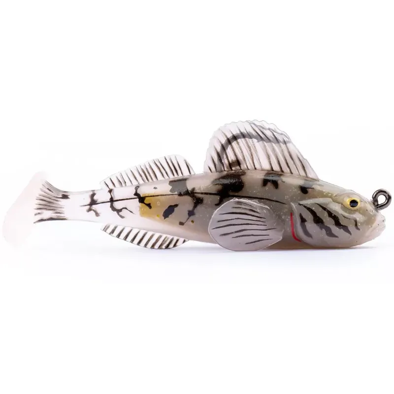 LIVETARTGET 3.3” GOBY PADDLETAIL RIGGED NATURAL / PUMPKIN 84 Premium