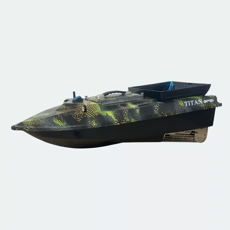 SIRIUS TITAN CAMO GPS-es Etetőhajó Mélységmérővel - Fishingl Op = Op