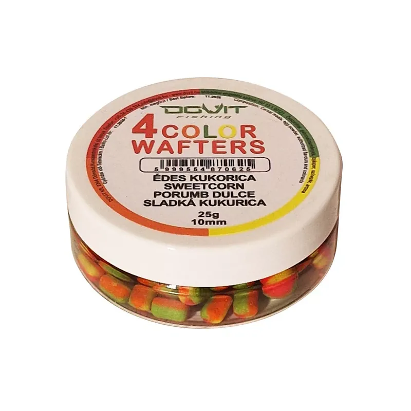 DOVIT 4 COLOR WAFTERS - édes kukorica 25 gr Speciale Aanbieding