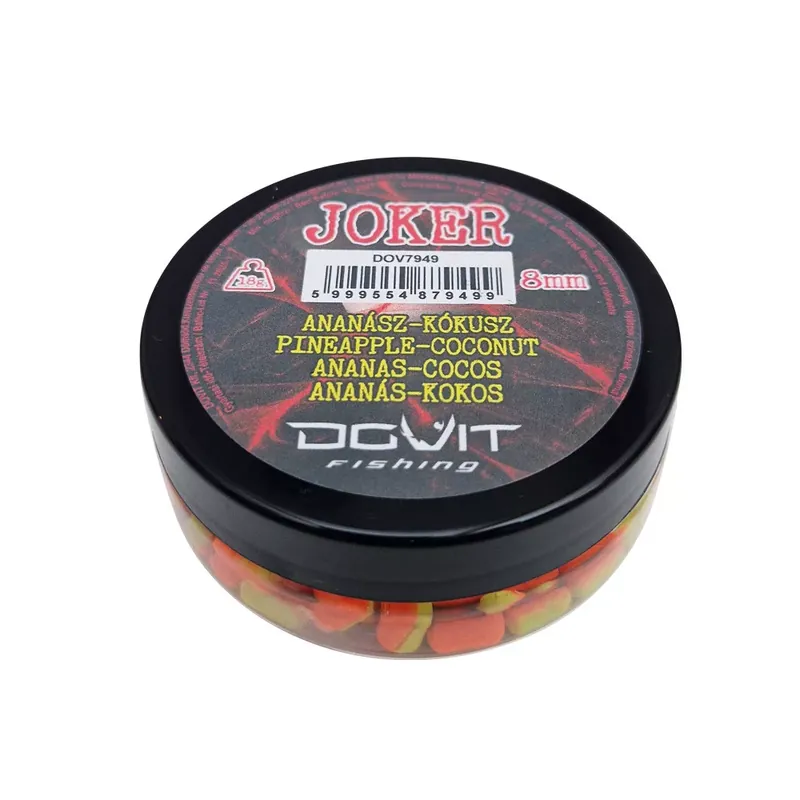 DOVIT JOKER WAFTERS 8MM - ananász - kókusz 18 gr - Fishingla Beperkt Aanbod