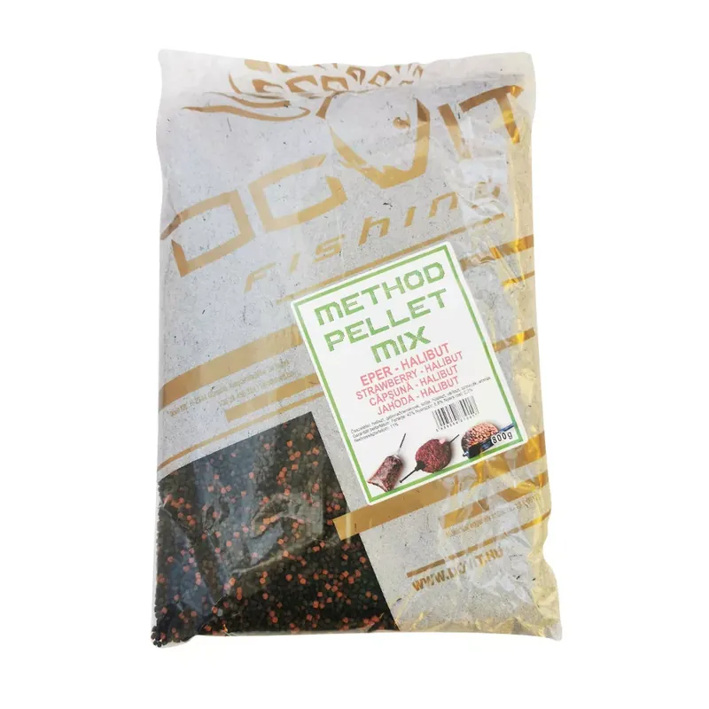 Gratis Retour DOVIT METHOD PELLET MIX - eper - halibut 800 gr - Fishinglan