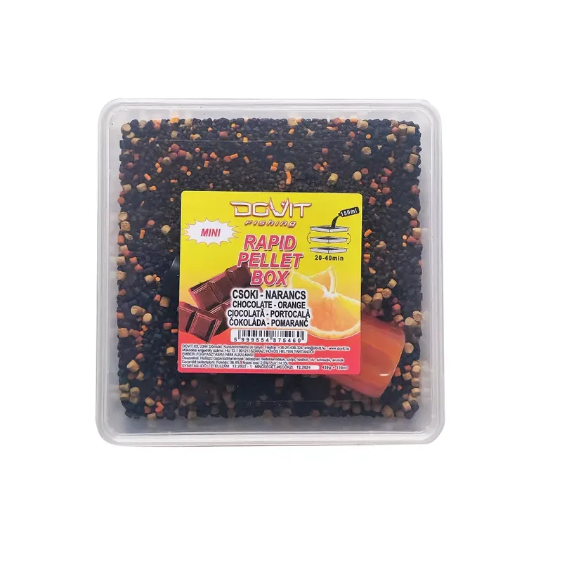 Betrouwbaar DOVIT RAPID PELLET BOX - csoki - narancs 600 gr - Fishinglan