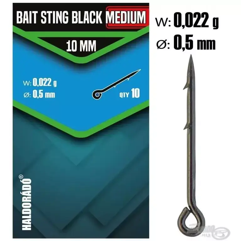 Koopje HALDORÁDÓ Bait Sting Black Medium 10 mm - Közepes vastagságú