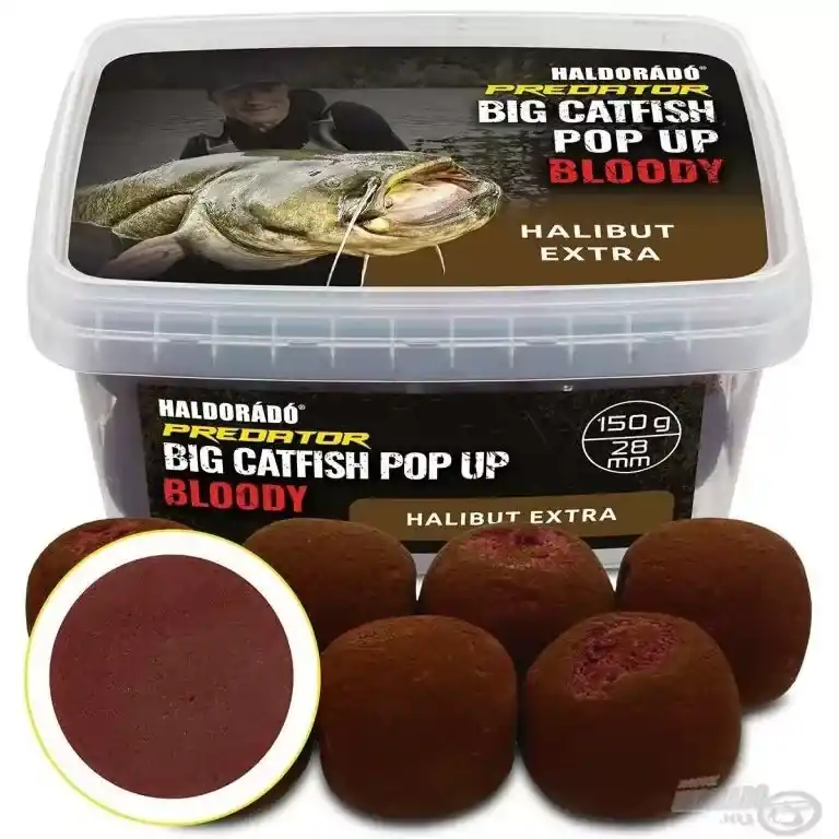 Korting HALDORÁDÓ Catfish Pop Up Bloody - Halibut Extra 230 g - Fish