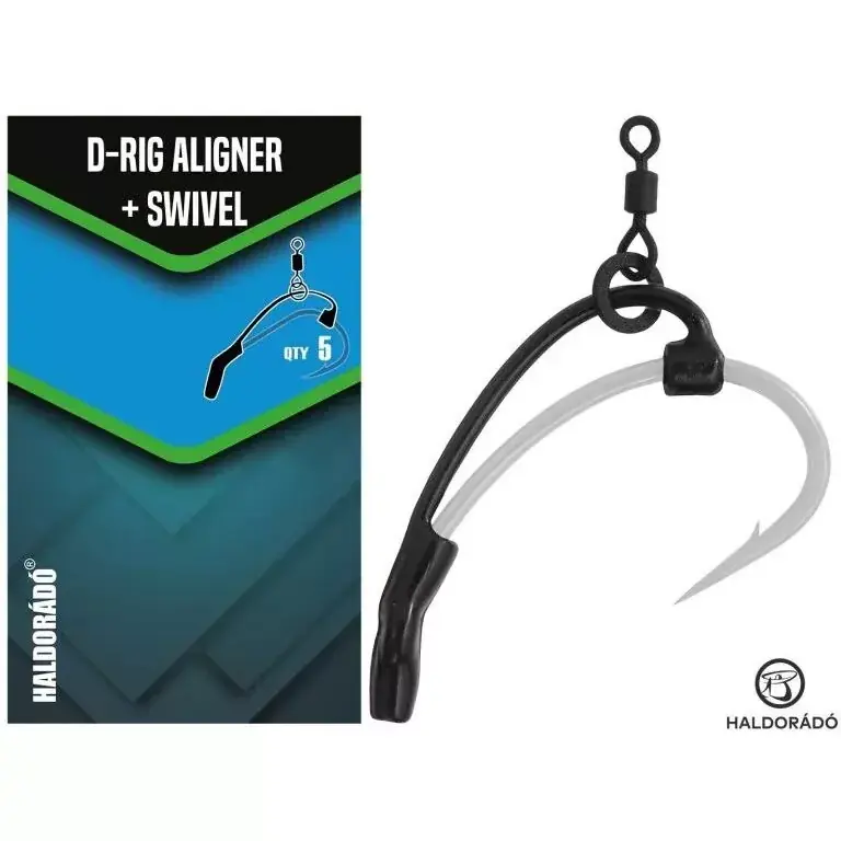 HALDORÁDÓ D-Rig Aligner + Swivel - horogbefordító mikroforgó Hoge Kwaliteit