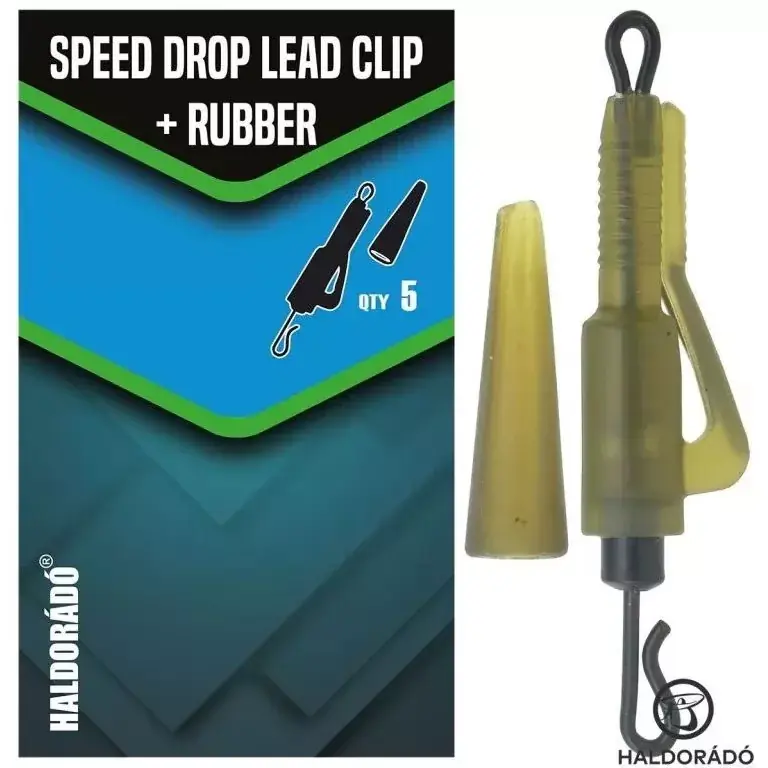 Actieprijs HALDORÁDÓ Speed Drop Lead Clip + Rubber - fix ólomkapocs, gy