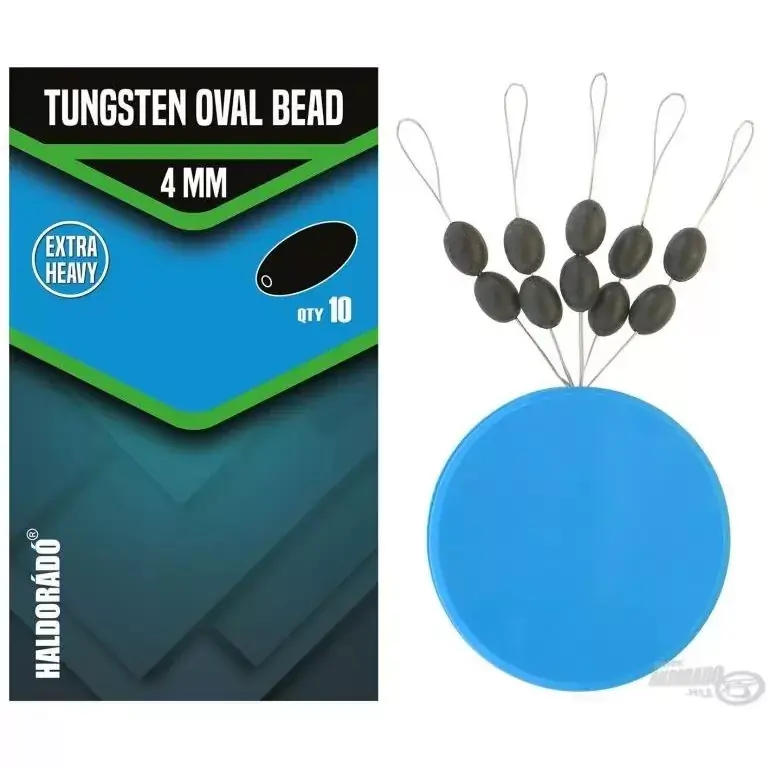 HALDORÁDÓ Tungsten Oval Bead 4 mm - Volfrám horogelőke súlyo Alleen Vandaag