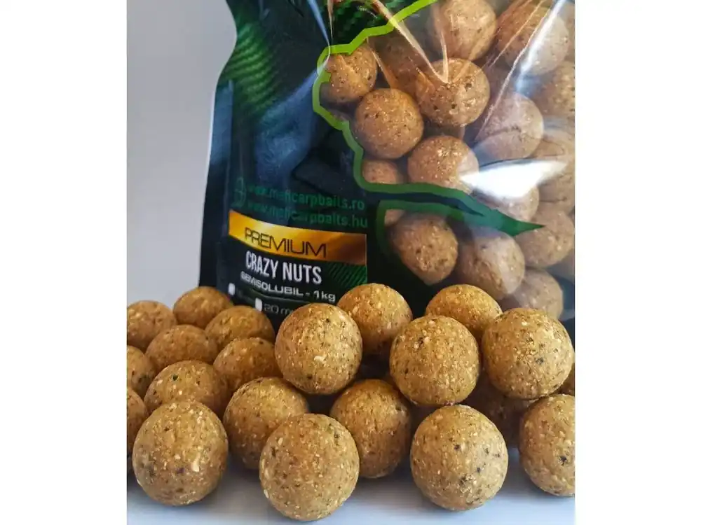 MEFI Crazy Nuts Premium Oldódó Bojli 24mm 1kg - Fishingland. Gereduceerde Prijs