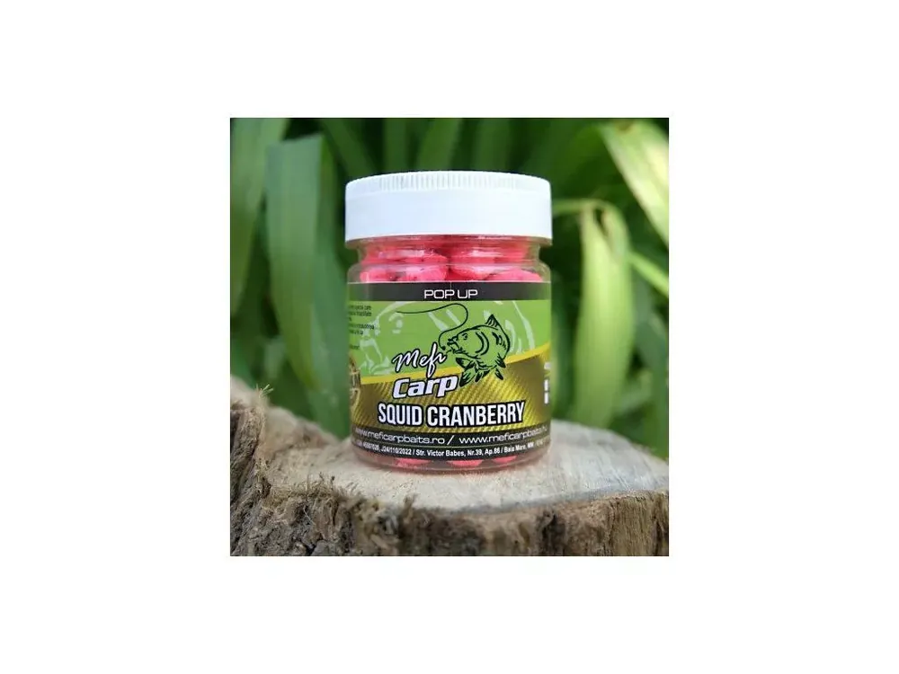 MEFI Pop Up Squid Cranberry 14mm 30gr Koopje
