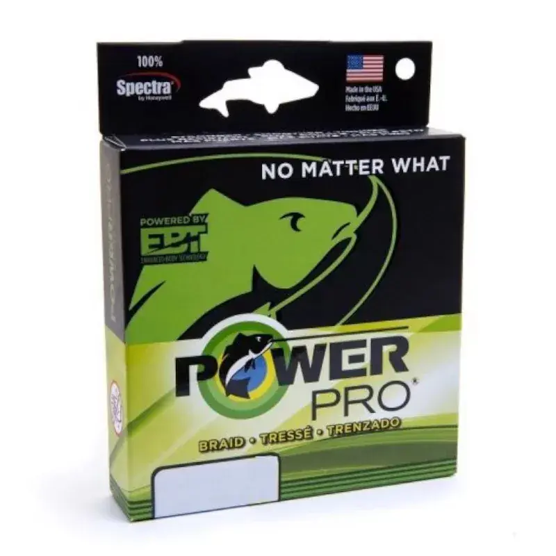PowerPro Braided Line 135m 0.28mm 20kg Moss Green - Fishingl Hoge Kwaliteit