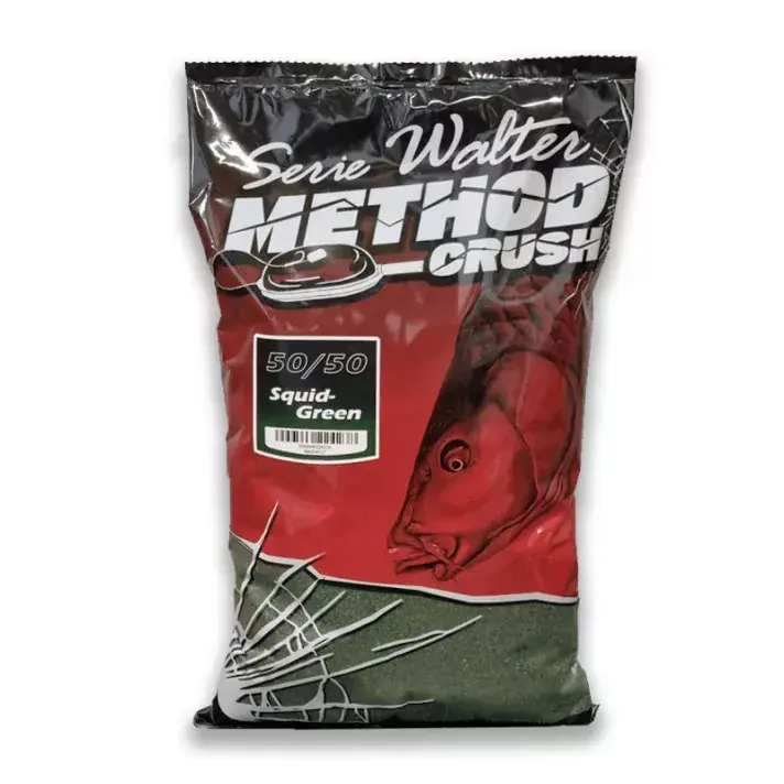 Serie Walter Etetőanyag SW 50/50 Squid-Green 0,8kg - Fishing Actieprijs