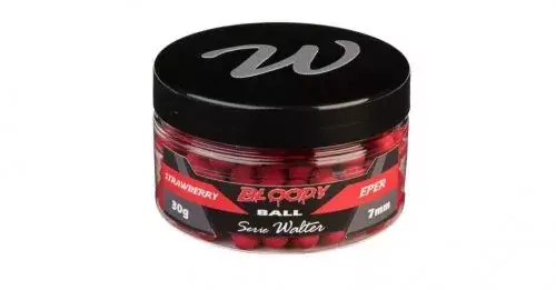 Serie Walter Hook pellet SW BLOODY 9MM STRAWBERRY 30g - Fish Direct Beschikbaar