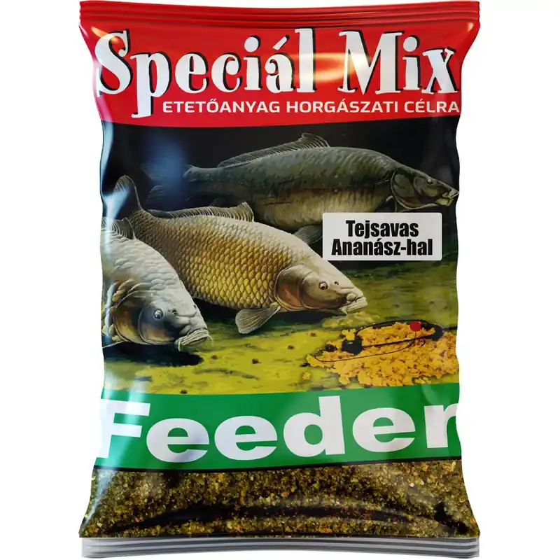 Speciál mix Ananász-hal feeder etetőanyag 1000 g - Fishingla Direct Beschikbaar
