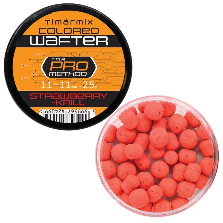Timár Mix Colored Wafter 11-11mm 25 g Strawberry-Krill - Fis Goedkoop